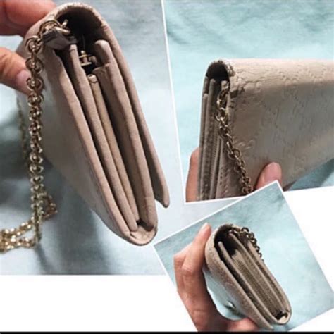 gucci woc inside|gucci guccissima wallet on chain.